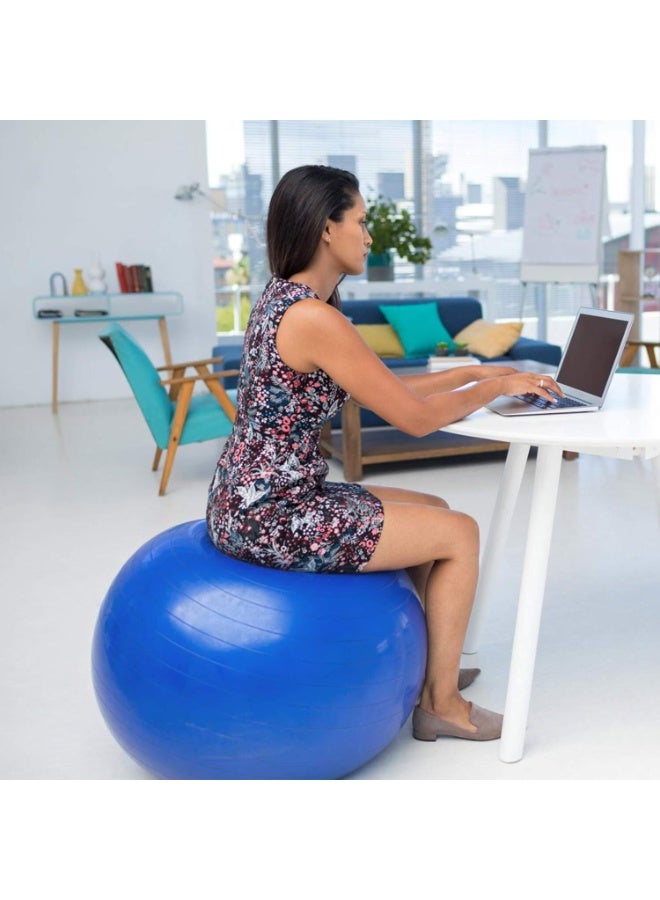 فاييت كرة تمارين اليوجا، كرة استقرار مقاومة للانزلاق ومضادة للانفجار مع مضخة سريعة - Image 4